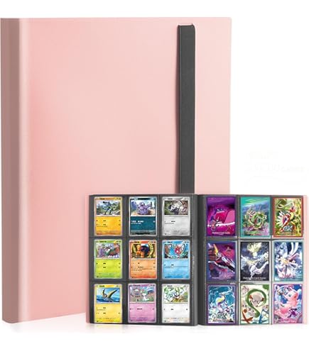Card Binder for ACNH Mini Amiibo Cards, Card Holder Folder with Sleeves,  Game Collection Card Album Book for NFC Tag Game Mini Cards - 300  Slots(Pink) : Amazon.com.au: Toys & Games