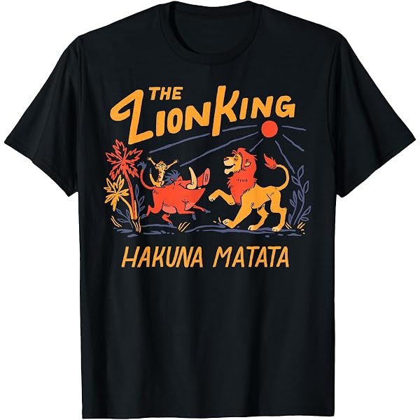 Amazon | ディズニー ライオンキング 90年代 ナラ Tシャツ Tシャツ | T
