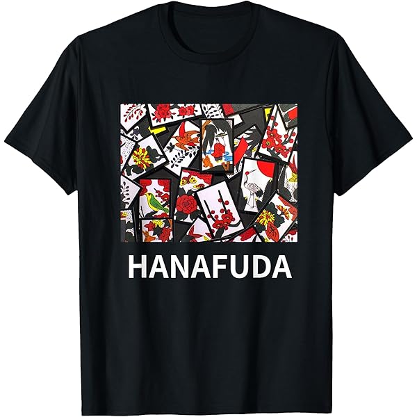 Amazon | 日本の伝統工芸品 花札 男性 女性 Tシャツ | Tシャツ