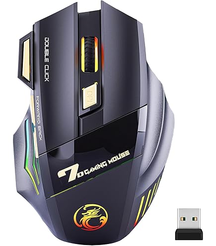 ただのマウス Amazon | Xtahdge F-36A 2.4G マウス 充電 ブルーレイ 6ボタン