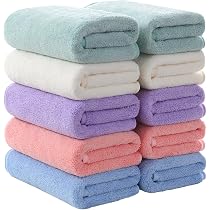 Amazon｜Oseamaid マイクロファイバー バスタオル 大判 5枚セット