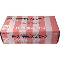 Amazon.co.jp: エブノ ラテックス手袋 パウダーフリー SSサイズ