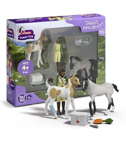 Amazon.co.jp: Schleich シュライヒ フェルポニーファミリー [HORSE