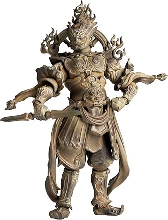 リボルテックタケヤ004EX 増長天 木調版 ノンスケール ABS&amp;PVC製 塗装済み アクションフィギュア