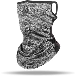 DaLaCa AIR フェイスカバー UV カット 冷感 夏用 男女兼用 国内アウトドアメーカーが販売する 息苦しくない 洗える 耳掛け型 収納ケース付き