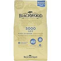 Amazon.co.jp: ブラックウッド ドッグフード 5000 なまず 980g