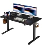 Amazon | FEZIBO 電動 昇降デスク スタンディングデスク 幅120cm 奥行