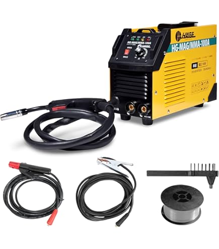 Amazon | MIG100 ノンガス半自動溶接機 ｾｯﾄ(100V) | 電気溶接機 