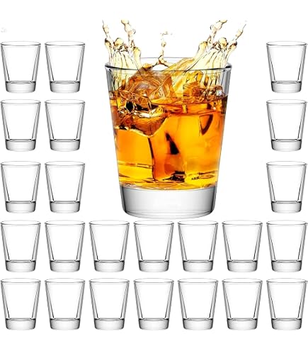 Amazon | INFTYLE ショットグラス 24個セット クリア 2オンス 60ml
