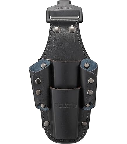 Amazon.co.jp: タジマ セフシステム 着脱式工具差し 本革2本差し