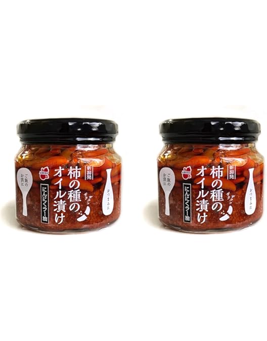 Amazon.co.jp: 阿部幸製菓 新潟 柿の種のオイル漬け にんにくラー油