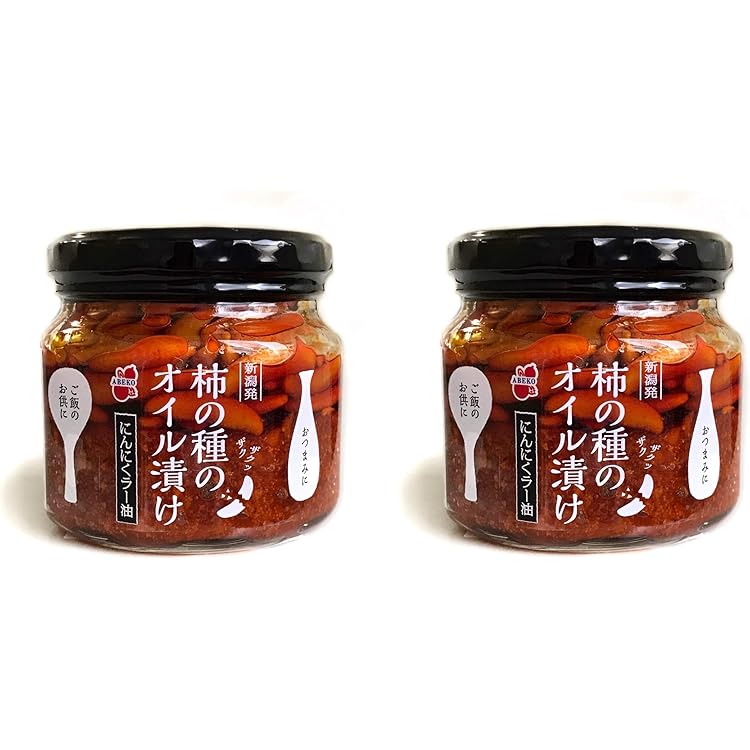 Amazon.co.jp: 阿部幸製菓 新潟 柿の種のオイル漬け 「激辛」にんにく