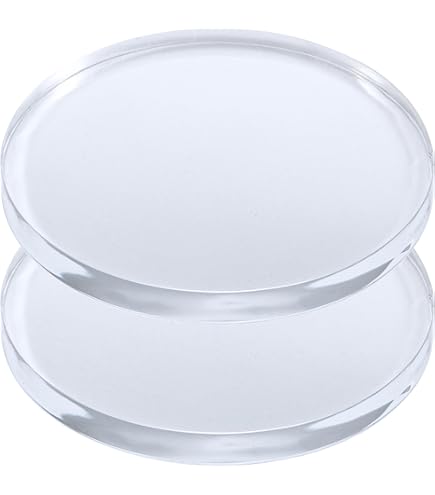 Amazon.co.jp: つくしサイエンス アクリルブロック 直径100mm×厚さ5mm