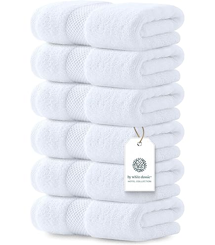 Amazon｜White Classic ラグジュアリー バスタオル XL | 高吸収性
