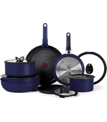 T-fal Ingenio  Blue Intense 9点 T-fal Ingenio Neo Royal Blue Intense Set 9 : Amazon.sg: Home
