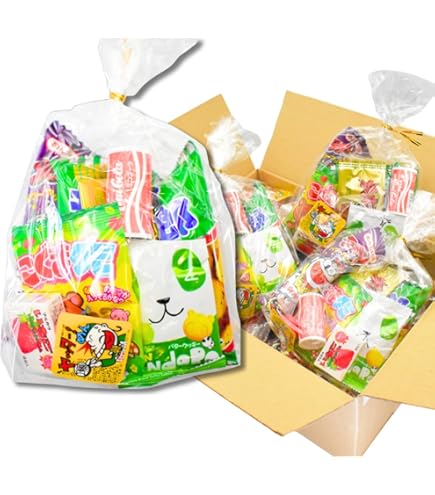 Amazon.co.jp: 駄菓子 お菓子 詰め合わせ 袋詰め 8個入り 10セット