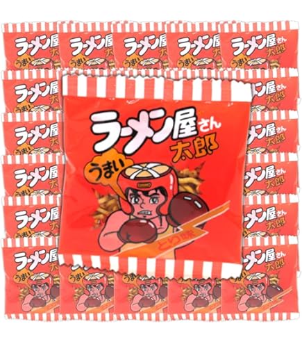 Amazon.co.jp: 菓道 ラーメン屋さん太郎 8g×30袋 : 食品・飲料・お酒