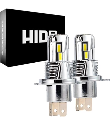 Amazon.co.jp: HID屋 H4 Hi/Lo LED ヘッドライト 黄色 イエロー 3000K