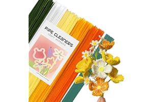 手芸モール モール カラーミックス 約270本 20本のフラワーロッド 花セット カラーモール クラフトモール 工作モール 造花 フラワー ワイヤー 骨格モール ワイヤーアート カラフルな装飾品、造形材料、学校用手工材料、クリスマスツリーの装飾，記念