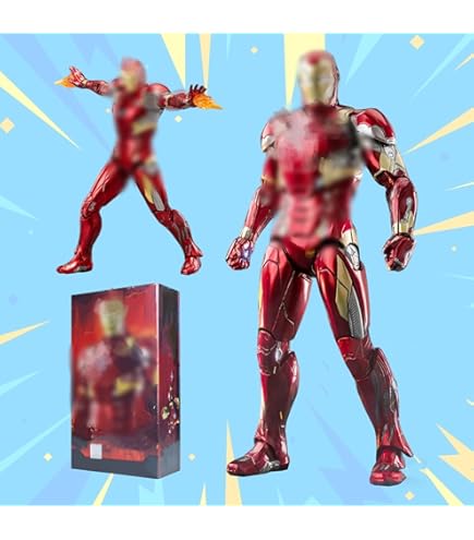 Amazon.co.jp: LonullyMege MK45アイアンマンアクションフィギュア-7