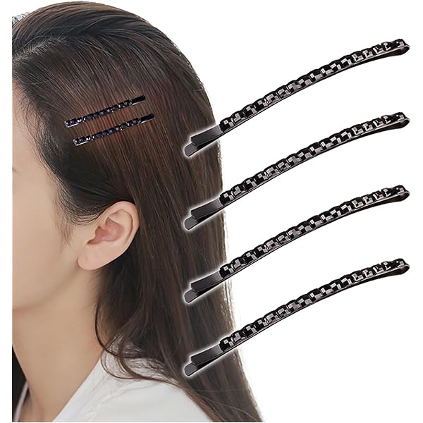 ストーン飾り2個セット Amazon | [Herbeluemily] ヘアピン ラインストーン ビジュー 2本セット