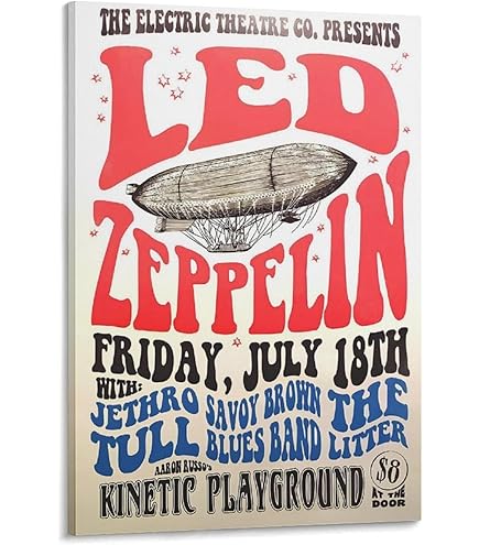 Amazon.co.jp: 映画ポスター LED ZEPPELIN レッドツェッペリン