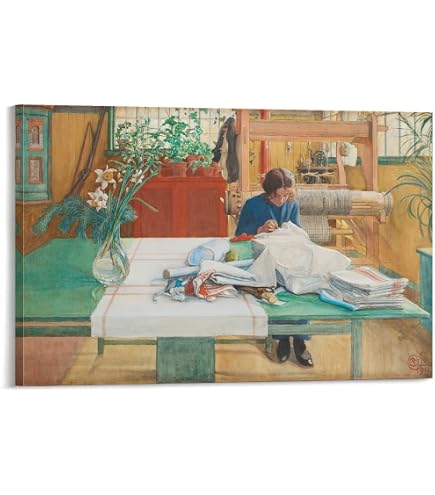 Amazon.co.jp: Carl Larssonカール・ラーション《ひまわりとブリタ