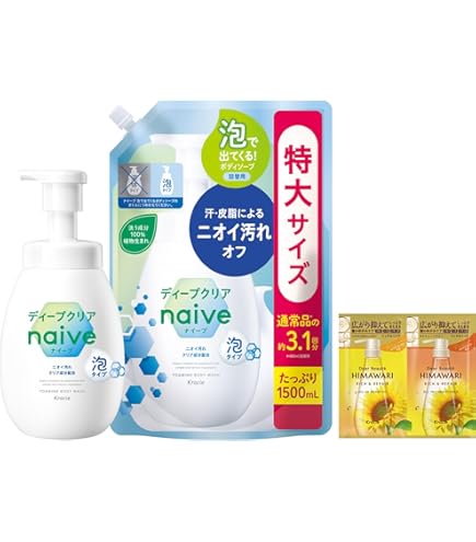 Amazon | クラシエ ナイーブ ボディソープ 泡タイプ 詰替用 430ml