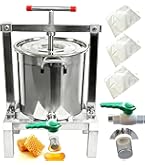 Amazon | CGOLDENWALL 蜂蜜 分離器 蜂蜜圧搾機 10L 手動 304ステンレス