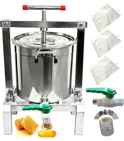 蜂蜜等のかくはん機(手動) Amazon | はちみつ撹拌機手動 養蜂 器具 通販 はちみつ容器2500g 人気