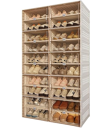 Amazon｜Vinnatsu シューズラック 靴箱シューズボックス 玄関 靴 収納