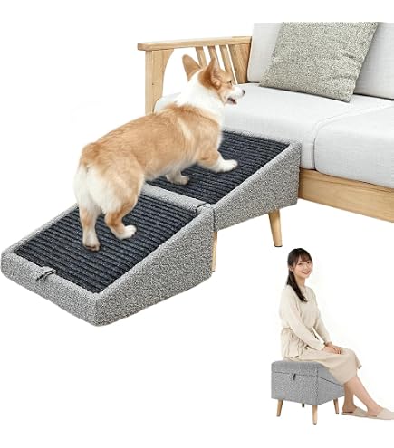 Amazon | bimiti犬 スロープ 階段 ステップ 高さ37cm チェア変形