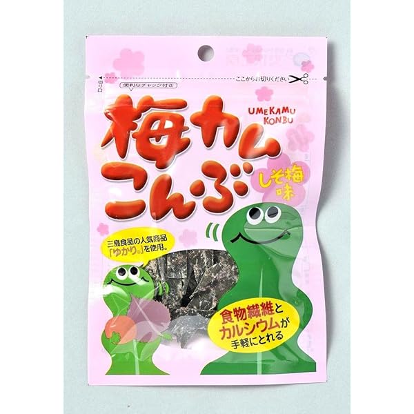 【こんぶぅ】 Amazon | 上田昆布 梅カムこんぶ しそ梅味 10g×10袋 | 上田昆布