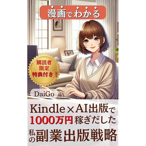 漫画でわかる】Kindle×AI出版で1000万円稼ぎだした私の副業出版戦略 漫画でわかる】Kindle×AI出版で1000万円稼ぎだした私の副業出版戦略