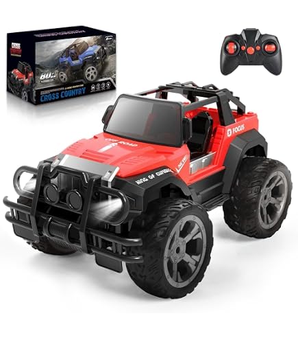 DEERC 1/18 オフロードジープ RCカー 2.4GHz 80分操作