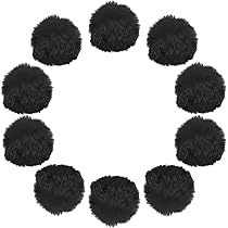Amazon.co.jp: uxcell ファーボール 約5cm フェイクファーポンポン