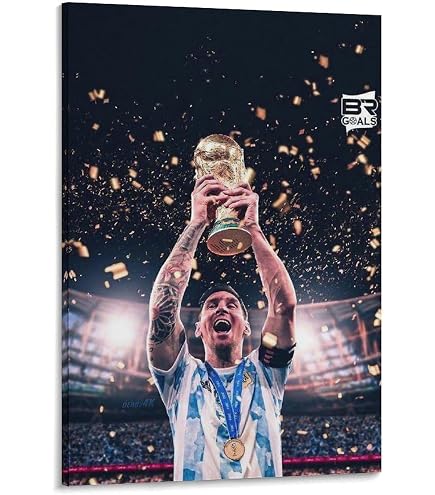 Amazon.co.jp: FCバルセロナのリオネル・メッシ選手が通算600 絵画