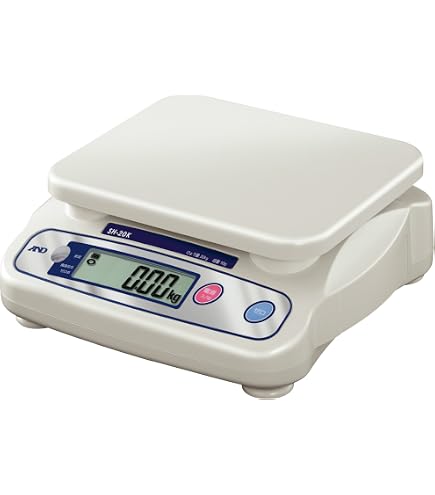 Amazon | カスタム (CUSTOM) 防水デジタルはかり 20kg ステンレス皿付