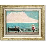 絵画 サムトフト「ポテチのおこぼれ頂戴」 インテリア 壁掛け 絵 飾る 風景 額入り おしゃれ