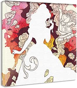 Amazon Co Jp アートデリ ポスター ベルのアートパネル インテリア 雑貨 アート ディズニープリンセス 美女と野獣 Dsny 1710 12 Dsny 1710 12 ホーム キッチン