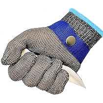 ステンレス手袋　精肉　防具 WILCO-050-S ステンレス製 耐切創クサリ手袋 5本指 ミドリ安全 サイズS