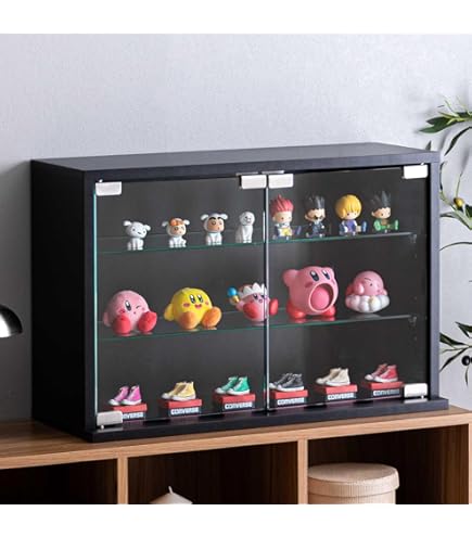 Amazon.co.jp: クロシオ 卓上コレクションケース横型 幅60×高さ40cm