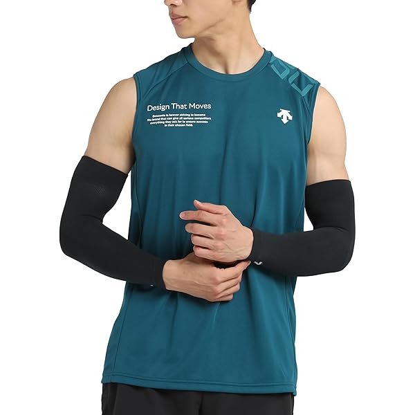 DESCENTE ノースリーブシャツ ブラック PANTHERS dmmxja59_02.jpg