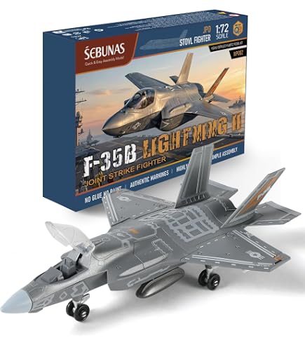 Amazon | SEBUNAS 1/72スケール J-35 軍用航空機玩具 クイックビルド