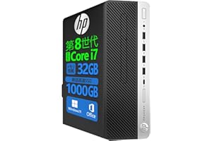【整備済み品】 【Amazon.co.jp 限定】エイチピー【第8世代Core-i7搭載】デスクトップPC ProDesk 600G4/MS & Office 2019/Win11 Pro/光学ドライブ（DVD）搭載/Type-C、Displaypo