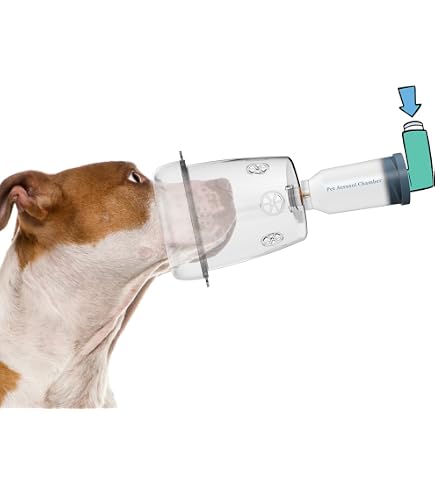 Dog Inhaler Spacer With 3 Masks - Canine Aerosol Chamber For Breathing ...