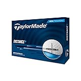 テーラーメイド(TAYLOR MADE) TMJ25 Distance + WH JPN dz ディスタンスプラス ホワイト ゴルフボール 2025年モデル ホワイト
