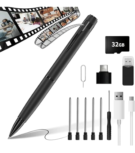 Amazon.co.jp: ペンカメラ 超小型カメラ 1080P スパイカメラ
