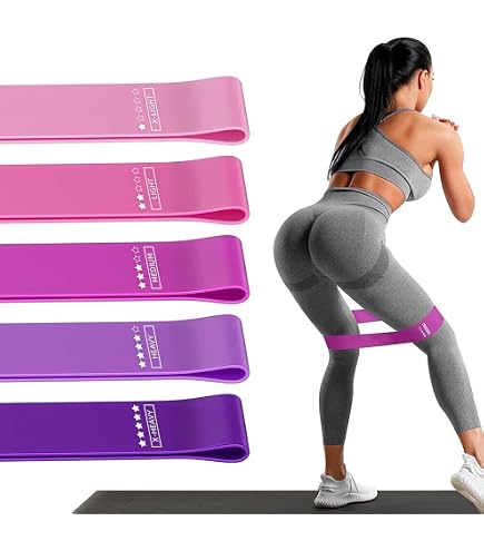 RENRANRING Resistance Bands Set – 150 Lbs Total, 5 Bands With Handles & Ankle Straps – For Home Workouts, Therapy & Toning - View #11