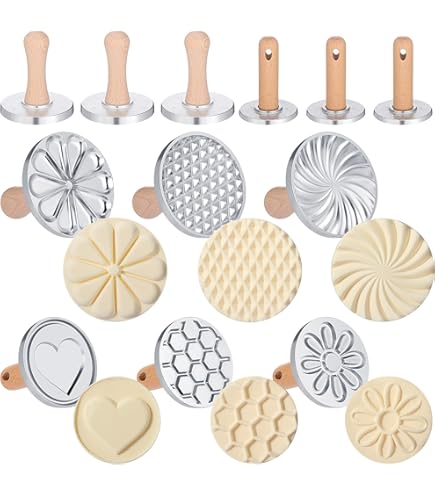 Amazon | Nordic Ware Cookie Stamps, Set of 3, with Blue Handles